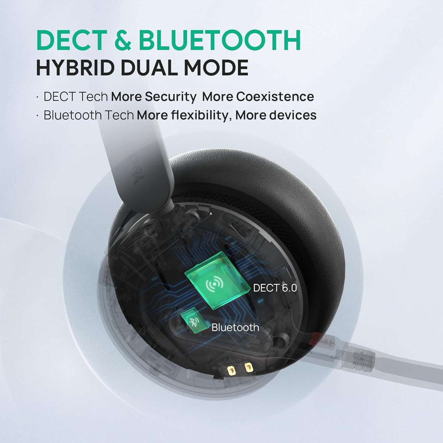 Mono-Headset WH64 mit Mikrofonen, WH64 Mono UC