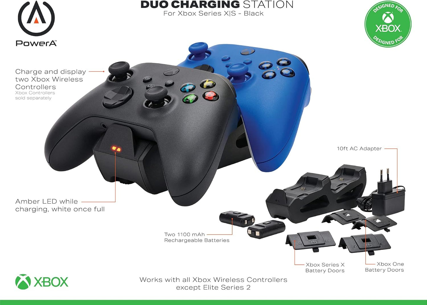 Duo Charging Station, schwarz
