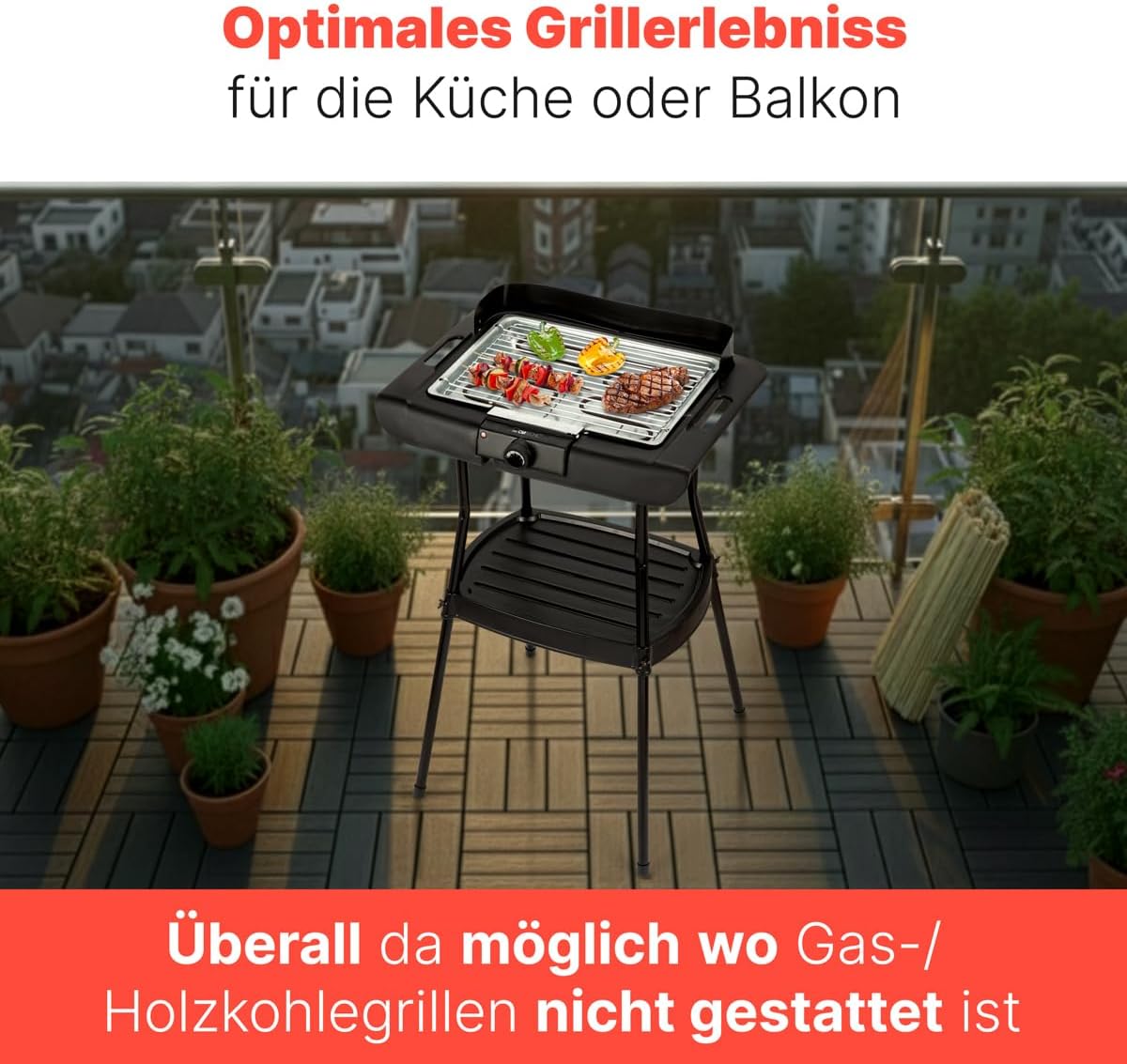 Stand- und Tischgrill, Modell 2026