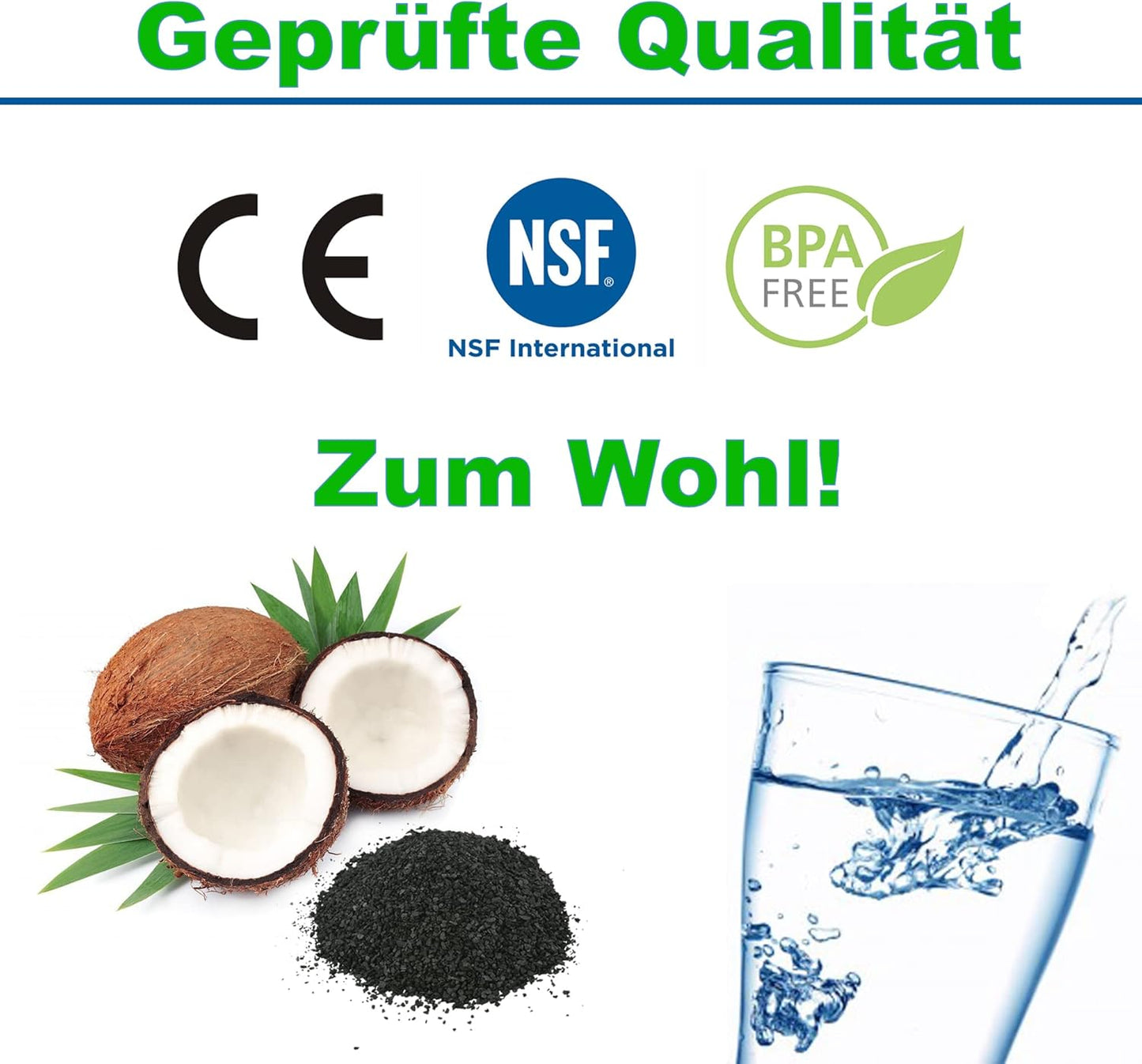 Wasserfilter Kühlschrankfilter UN-1/AS5K für Side by Side