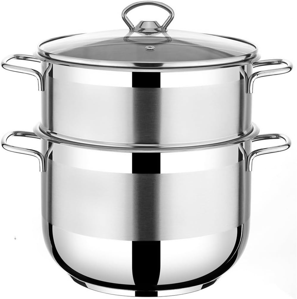 Couscous-Topf mit Glasdeckel für Herdarten