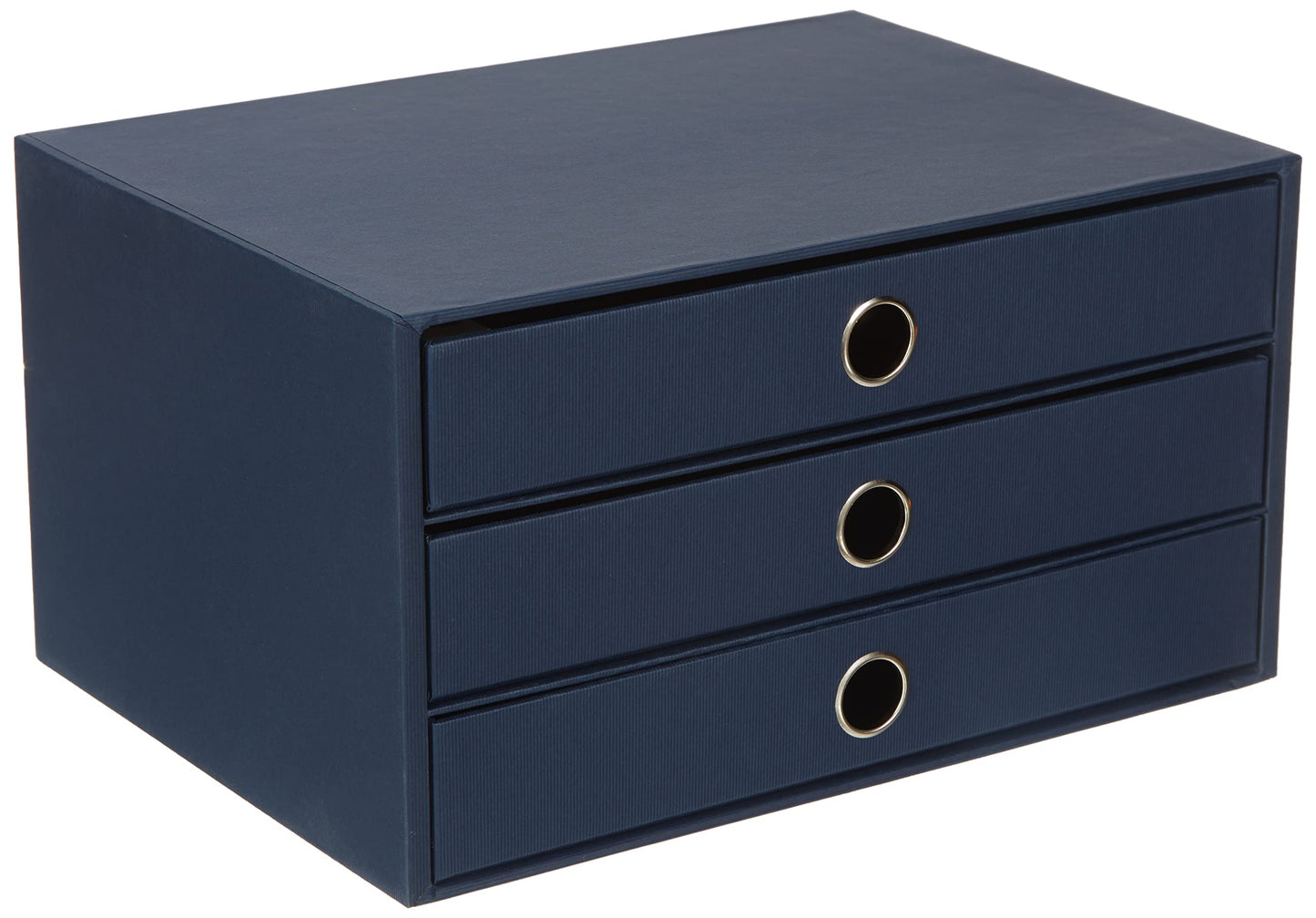 Soho Schubladenbox mit 3 Schubladen, Blau | Navy