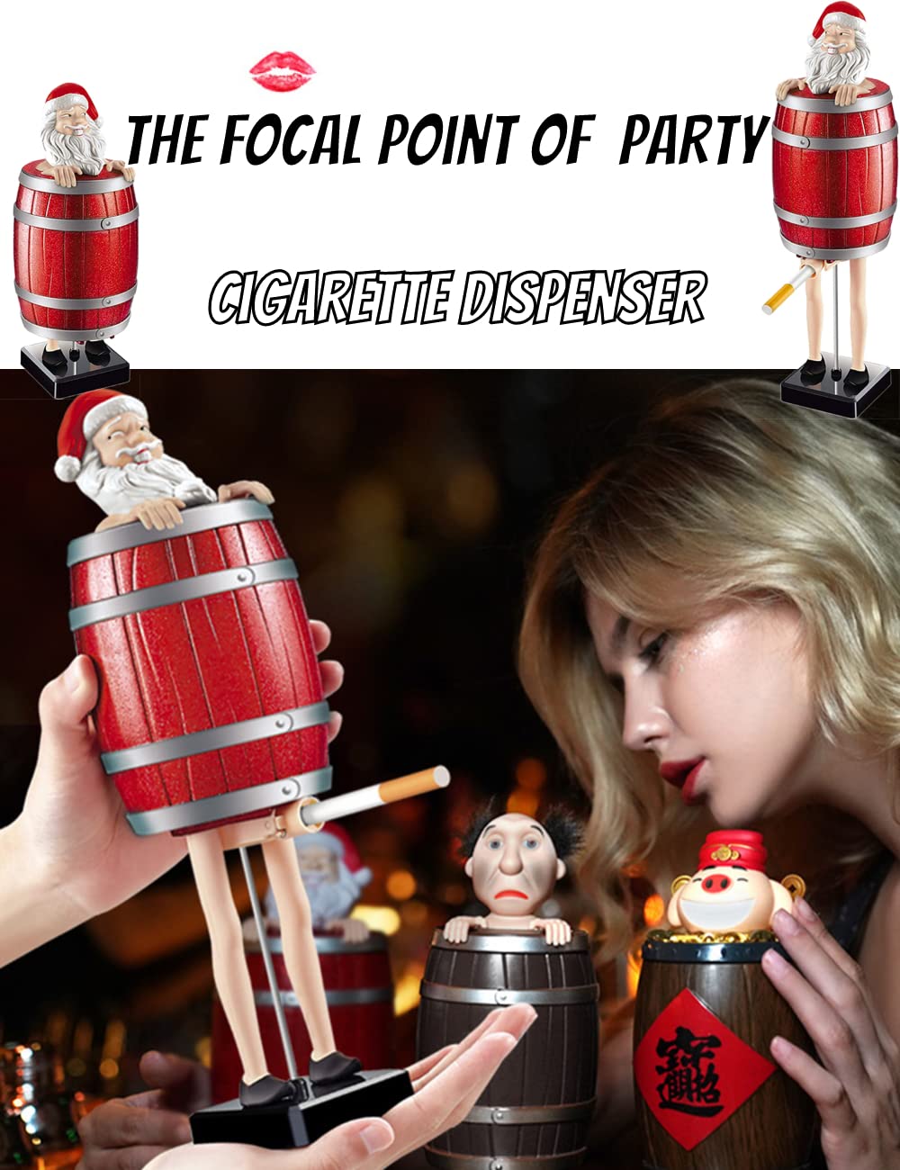 Weihnachtsmann Zigarettenspender