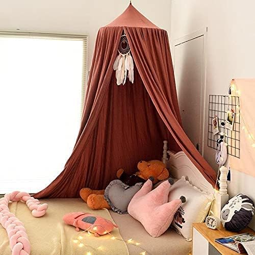 Waschmaschinenfestes Baby Baldachin (250cm Höhe), Kaffee