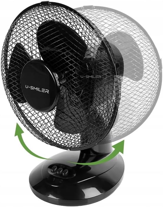 Leiser Tischventilator mit Oszillation
