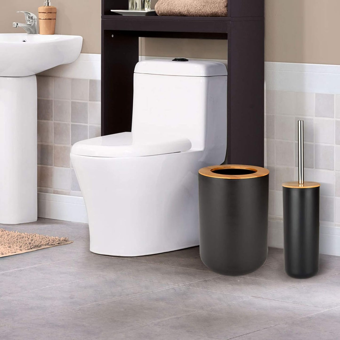 6-teiliges Badezimmer Zubehör-Set, Lot de 6