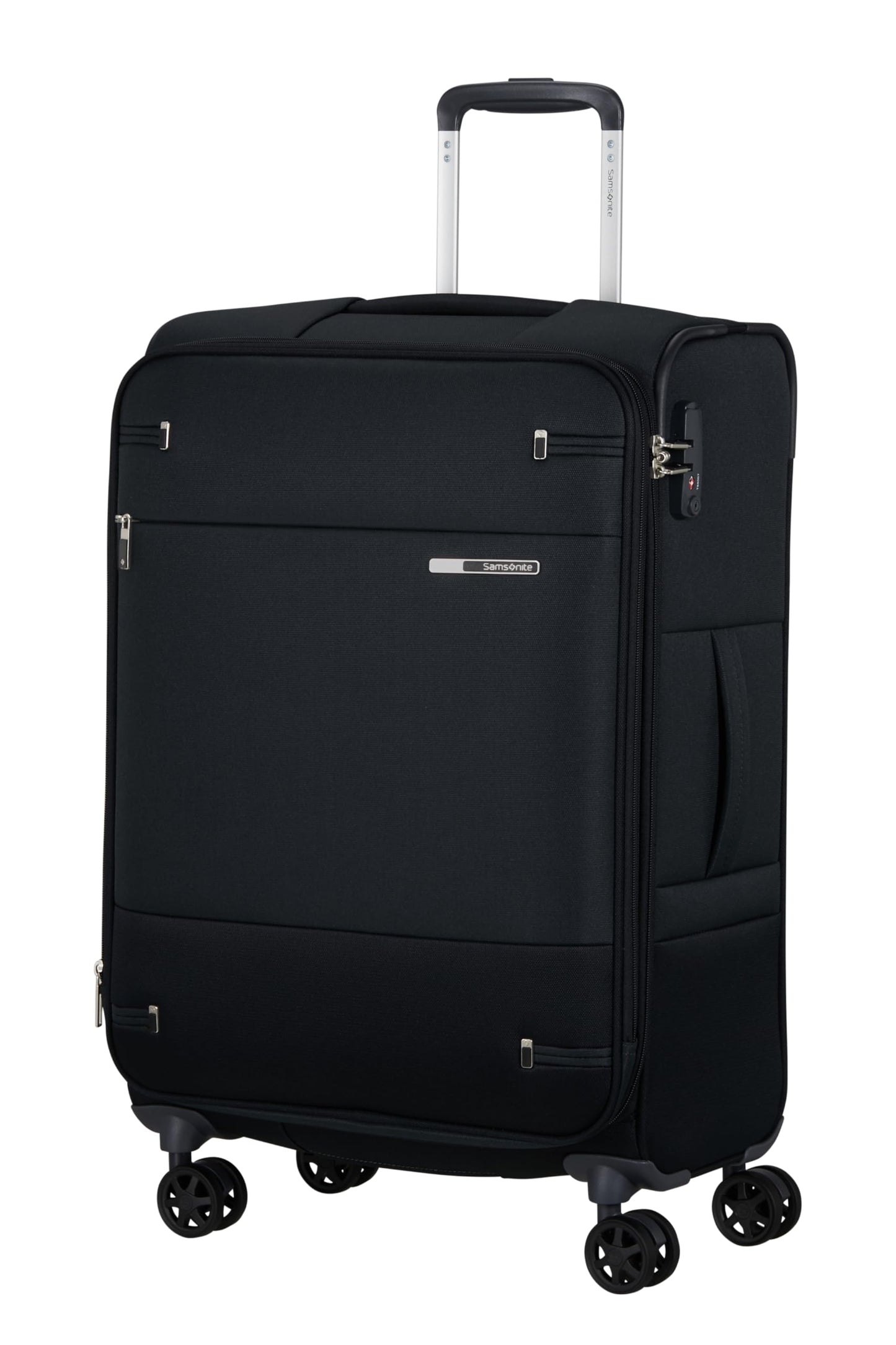 Reisekoffer mit TSA-Schloss, Base Boost New Schwarz 66 cm