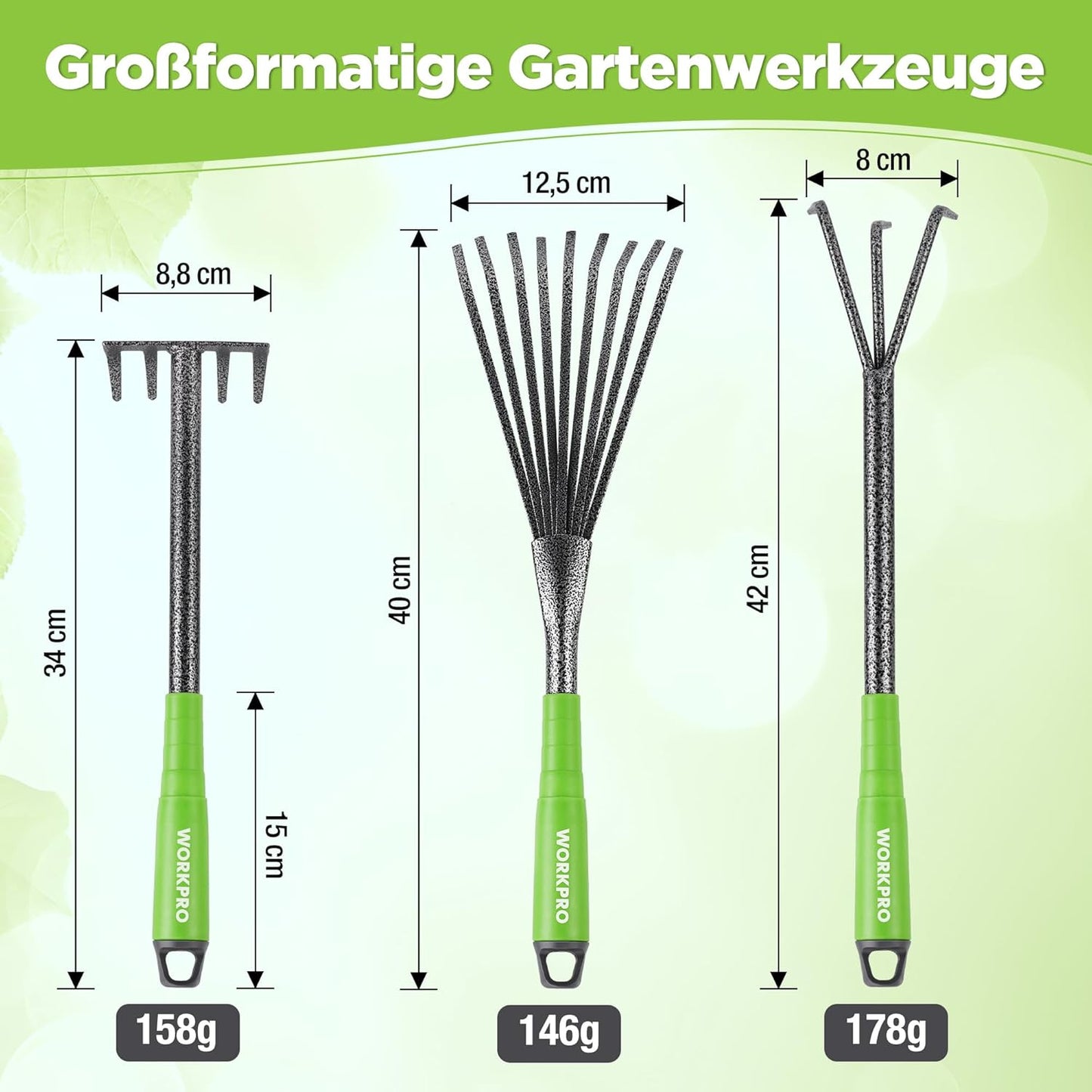 6-teiliges Gartenwerkzeug-Set