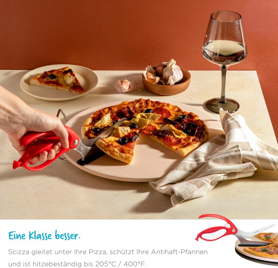 Scizza - Pizzaschere, Schwarz Modern