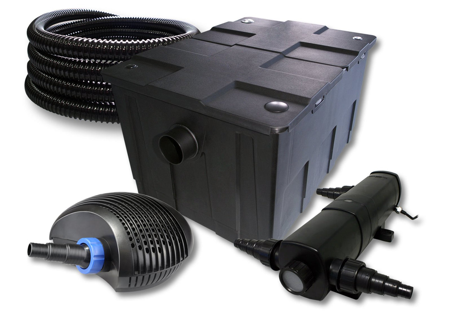 Teichfilter Komplettset mit Pumpe & UVC-Klärer