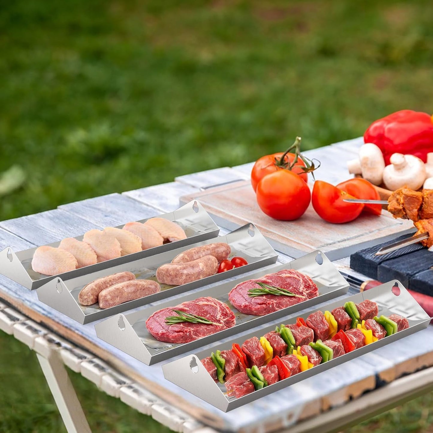 Grillrondell für Drehspiesse