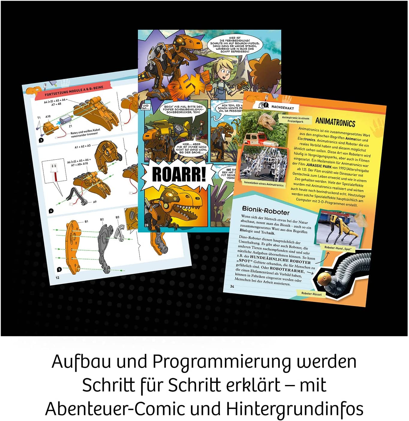 Rex - Der Dino Bot, Experimentierkasten, 53x28 centimeters