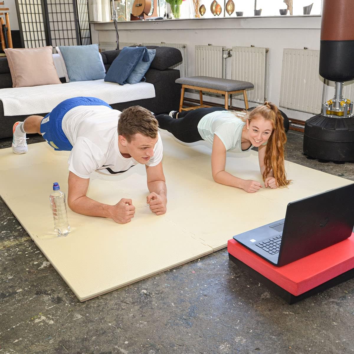 4er-Set Profi Fitnessmatte