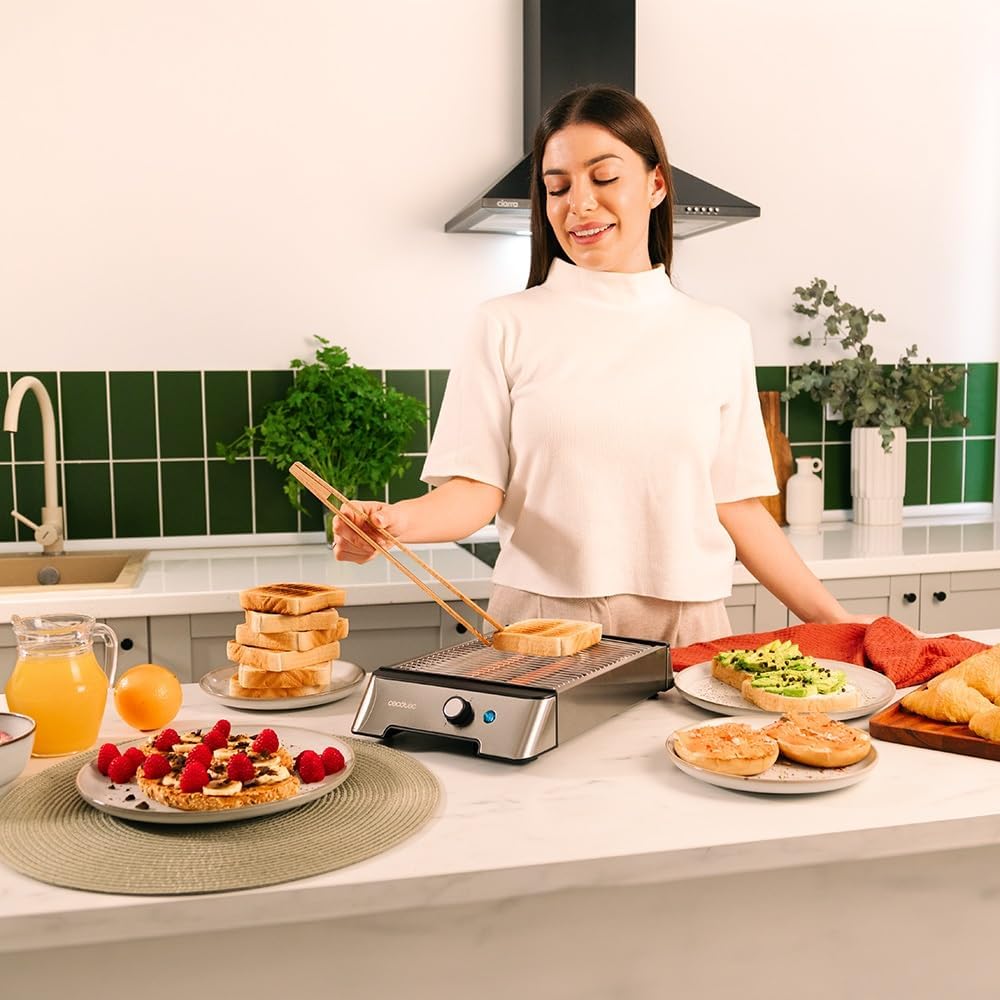 Flachtoaster, Inox | 1000w