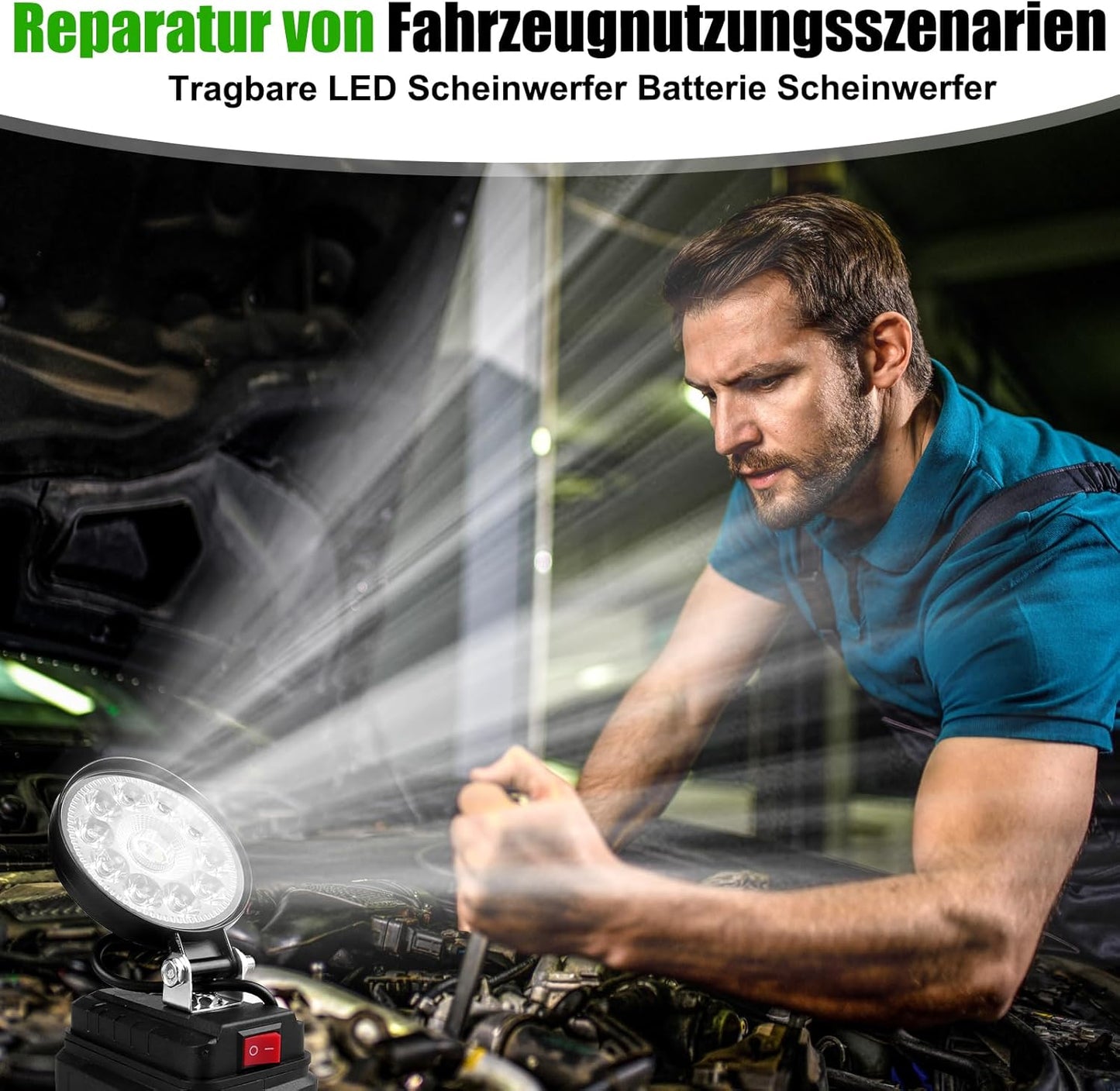 2er-Set Arbeitsleuchte, 2 Stück