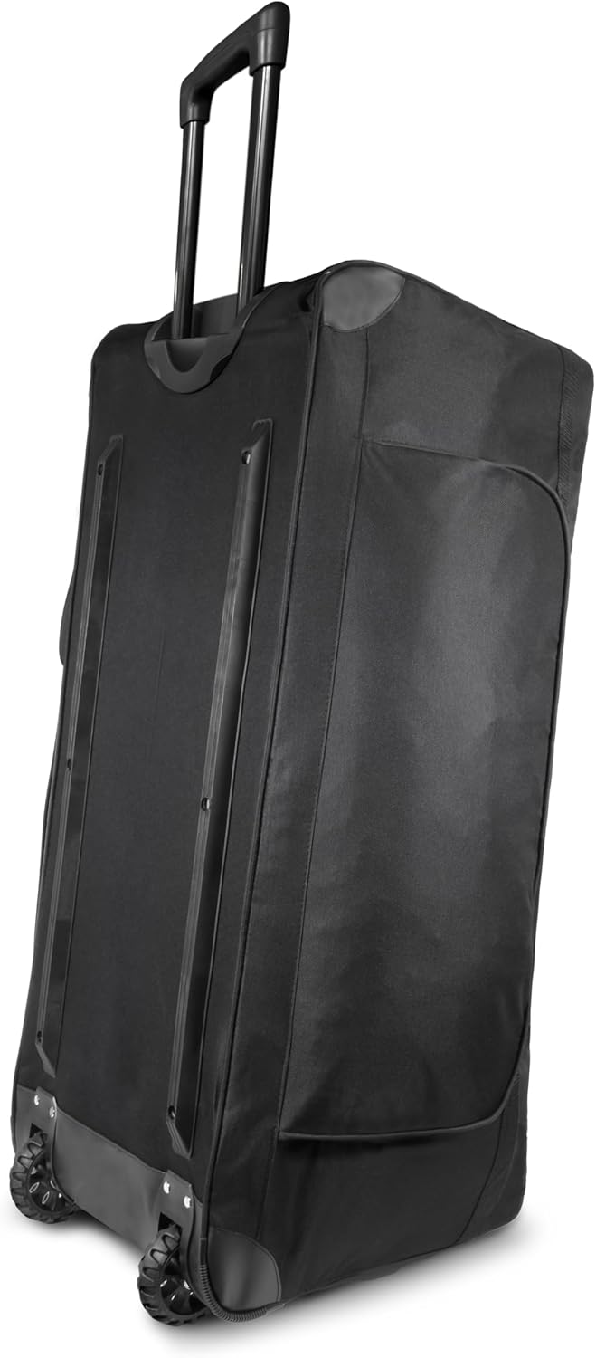 Reise- und Sporttasche mit Trolleyfunktion, 100L, Schwarz / 100 Liter XXL