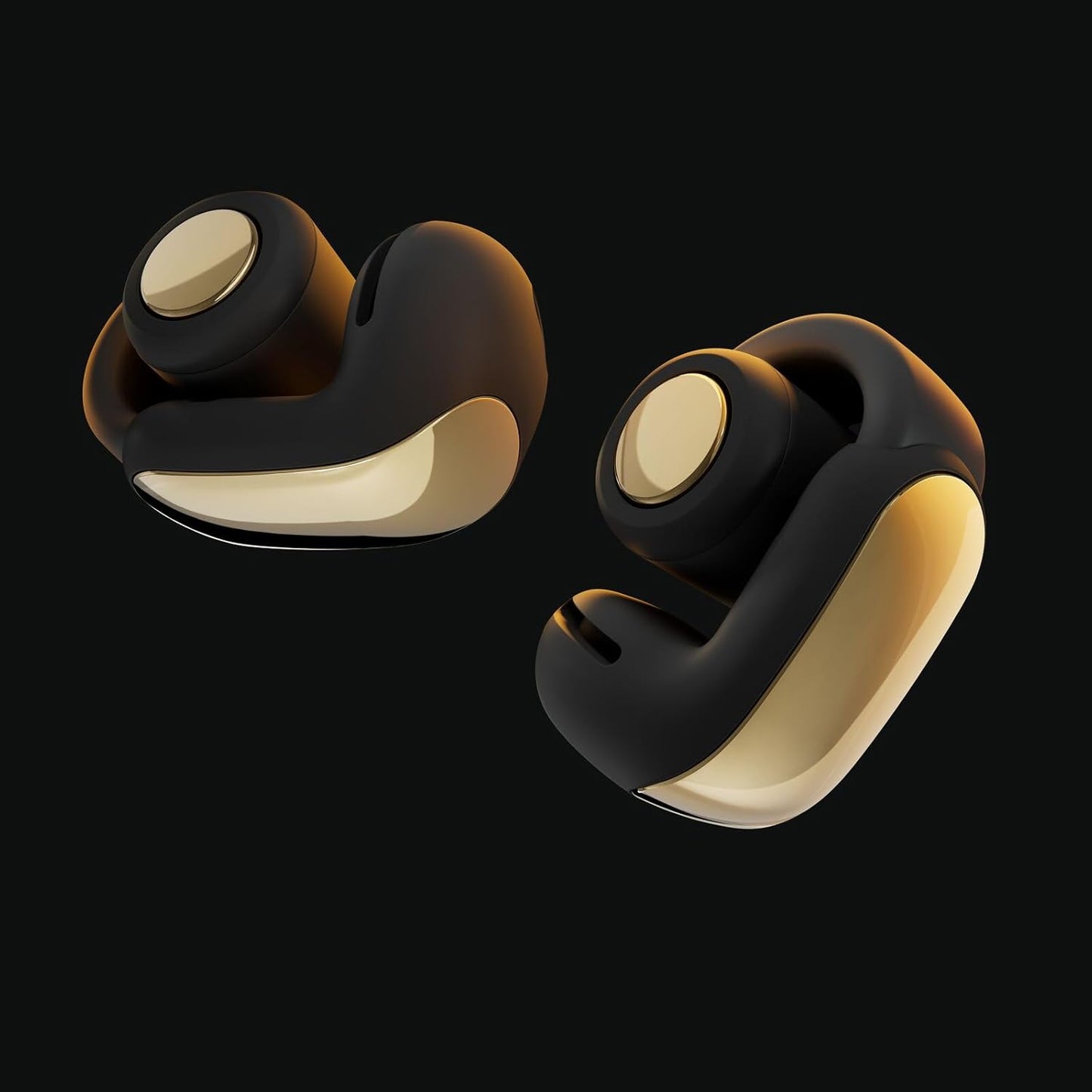 Open Ear Clip On Kopfhörer mit Bluetooth-Technologie, Desert Gold