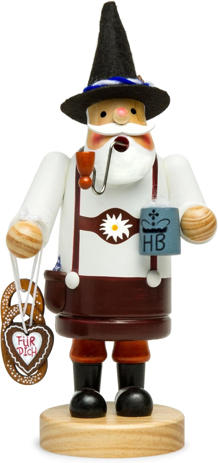 Räuchermännchen mit Bayer-Motiv, Höhe ca. 19.5 cm