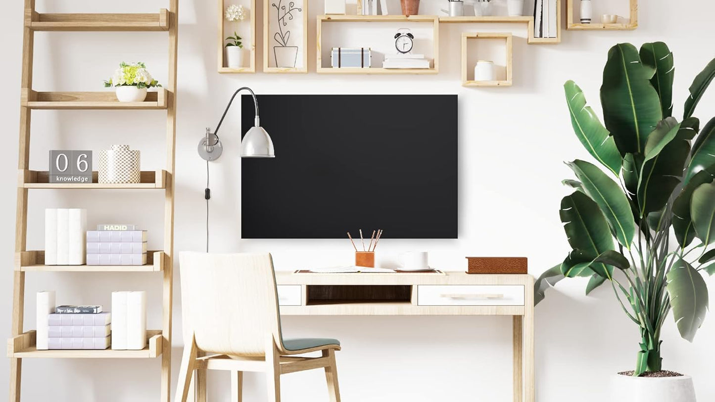 Magnettafel Kreidetafel mit Zubehör, 90x60cm Kreide