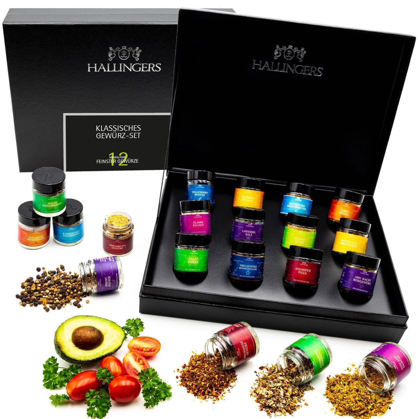 12-teiliges Gewürz-Set, 12er Gewürz, Klassisch