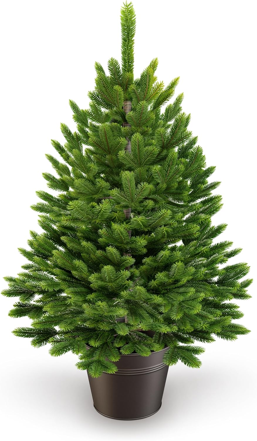 Künstlicher Weihnachtsbaum im Topf, ohne Beleuchtung 60 cm