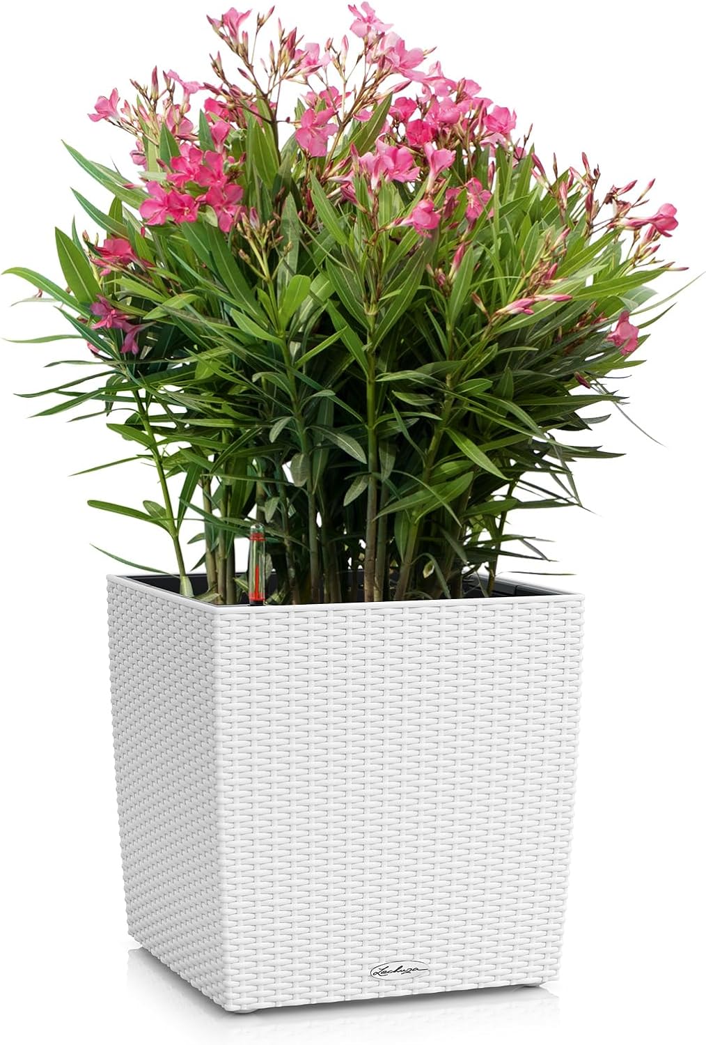 Cube Cottage 40, Pflanzgefäss mit Erd-Bewässerungs-System 39 x 39 x 40 cm Weiss