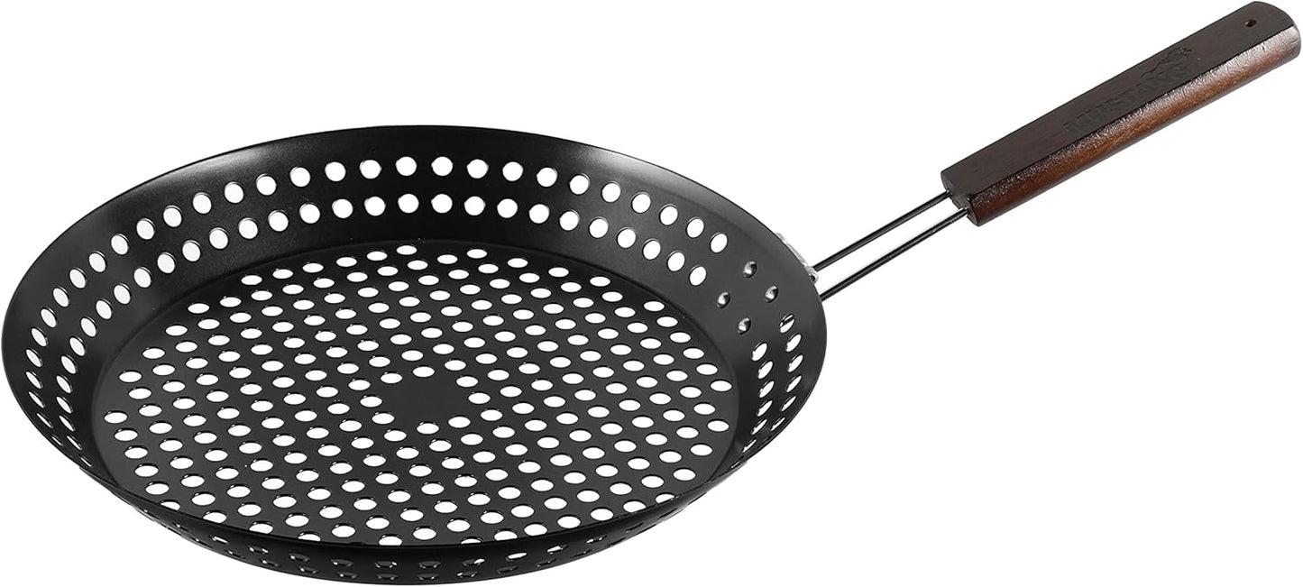 Grillpfanne mit klappbarem Griff