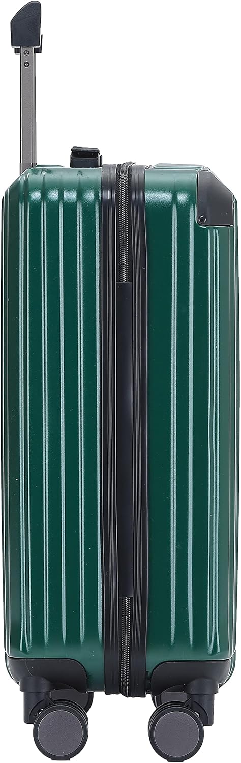 TSA-Schloss Koffer Hardschale Boardcase, Dunkelgreen