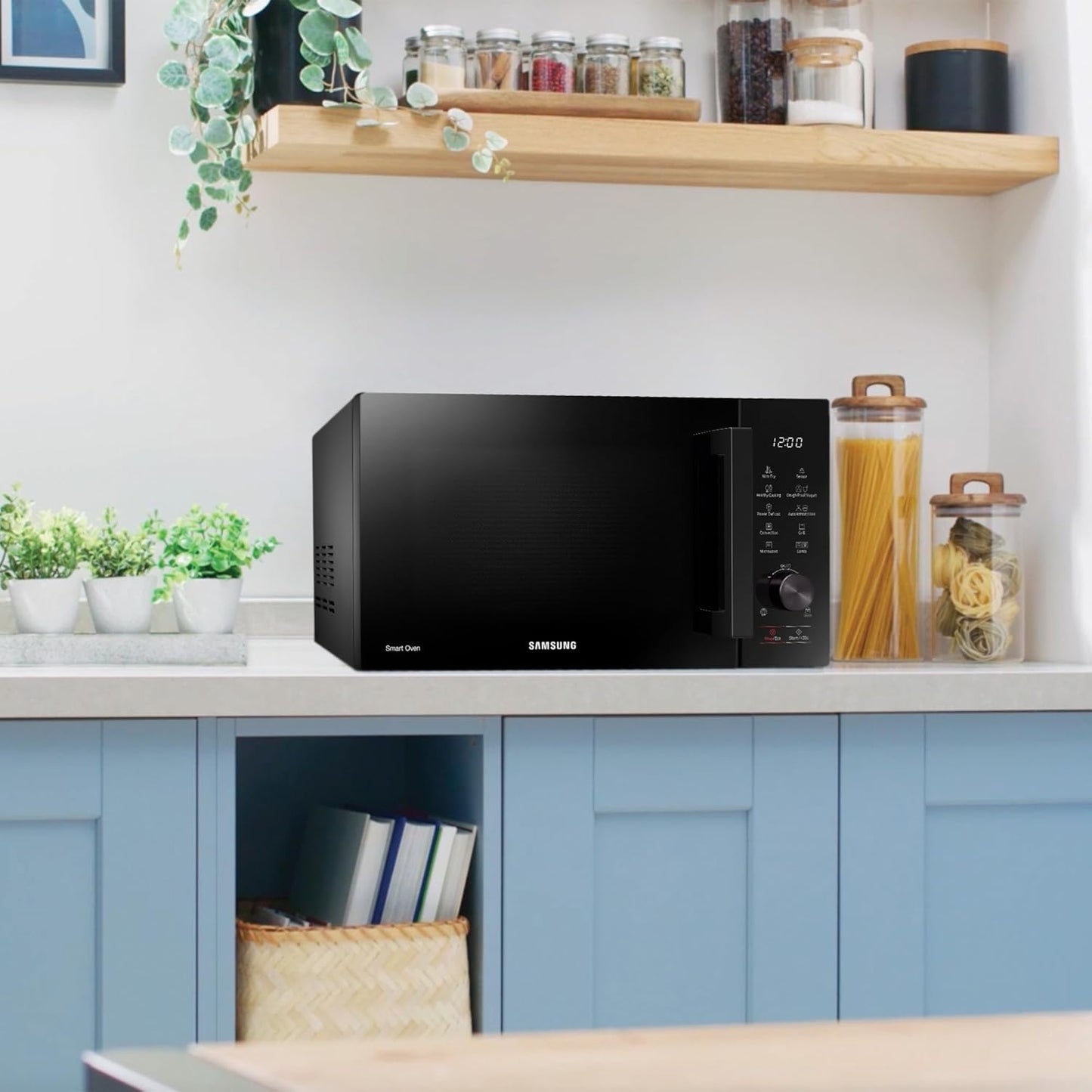 Kombi-Mikrowelle mit Grill- und Heissluftfunktion, 28 l