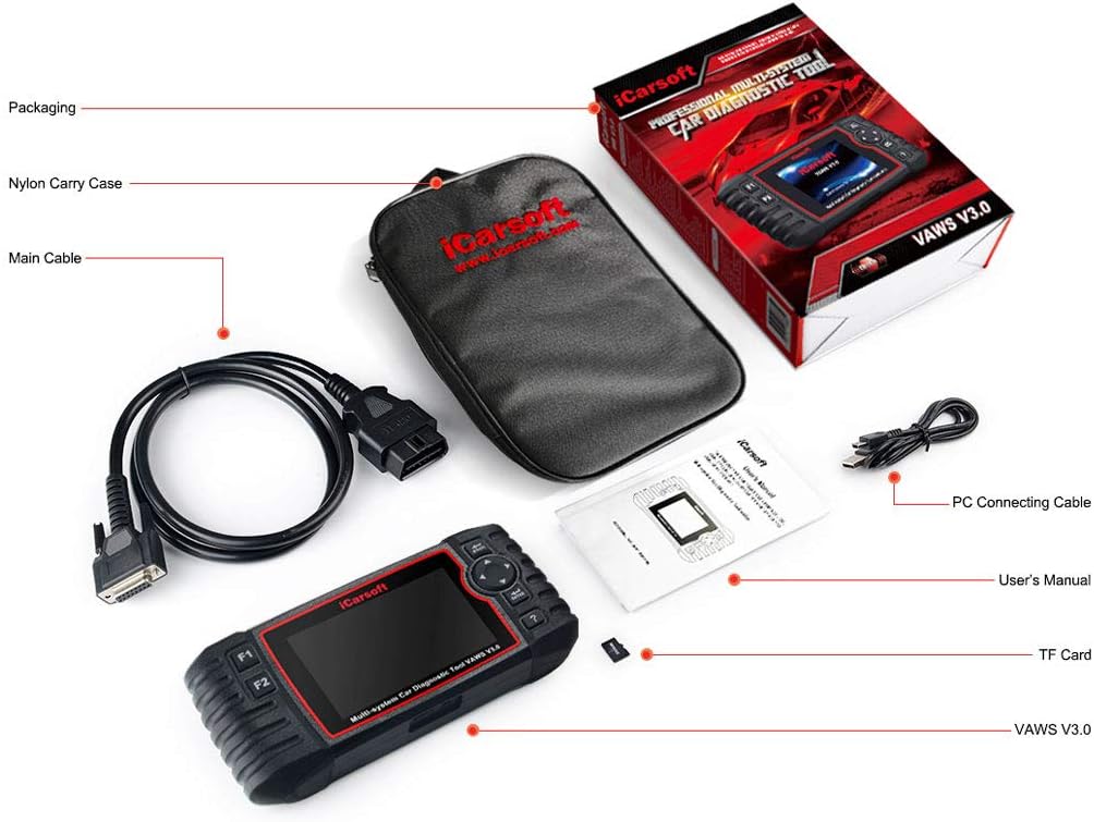 OBD II Diagnosegerät VAWS V3.0 für Audi/VW/Seat/Skoda