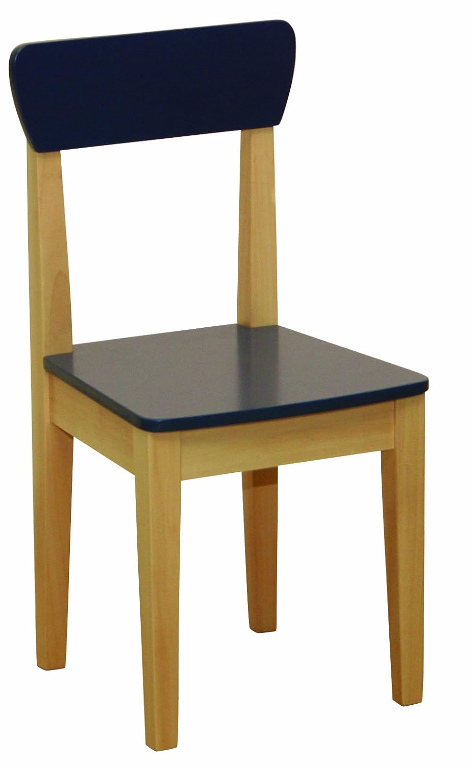Kinderstuhl, Blau / Natur