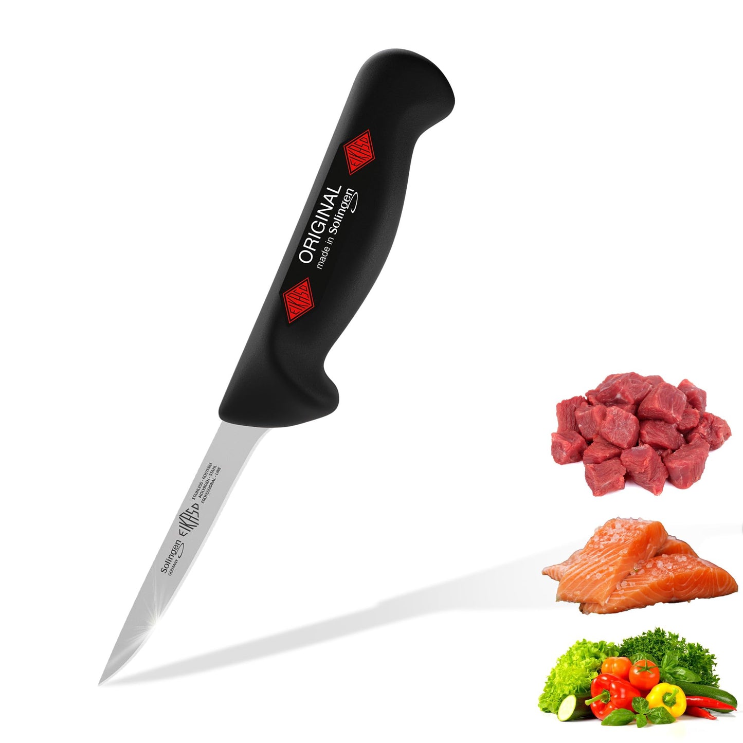 Ausbeinmesser, Schwarz 10cm