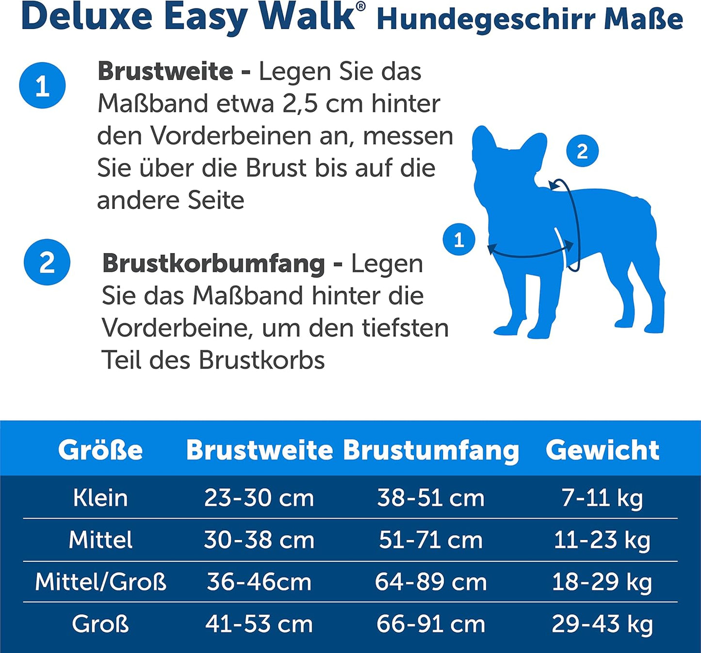 Easy Walk Deluxe Anti-Zieh-Geschirr mit Reflektoren, S