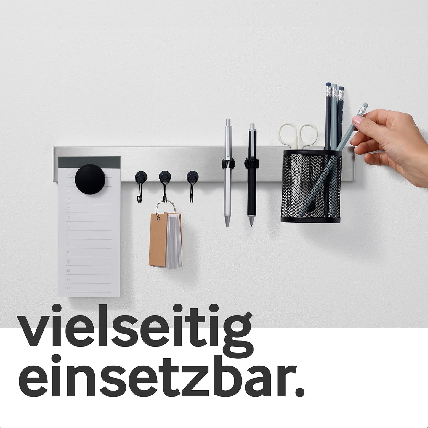 401SS Magnetmesserleiste, 40 cm, Edelstahl