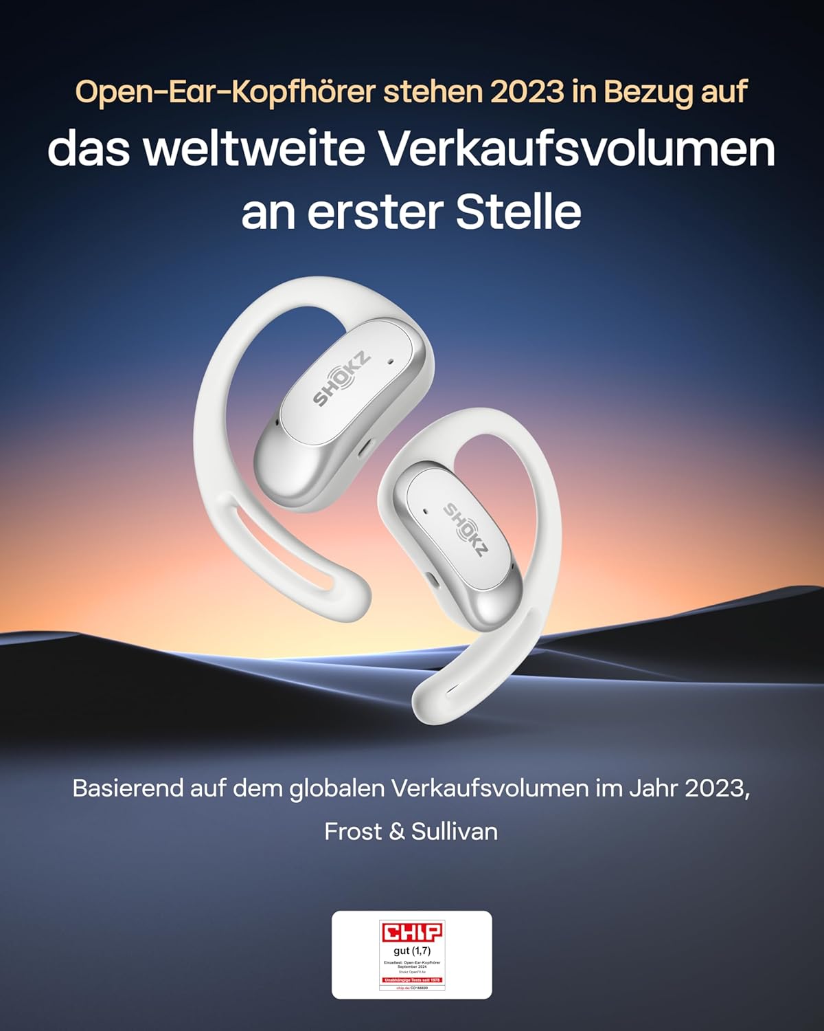 OpenFit Air Open-Ear-Kopfhörer, Weiß