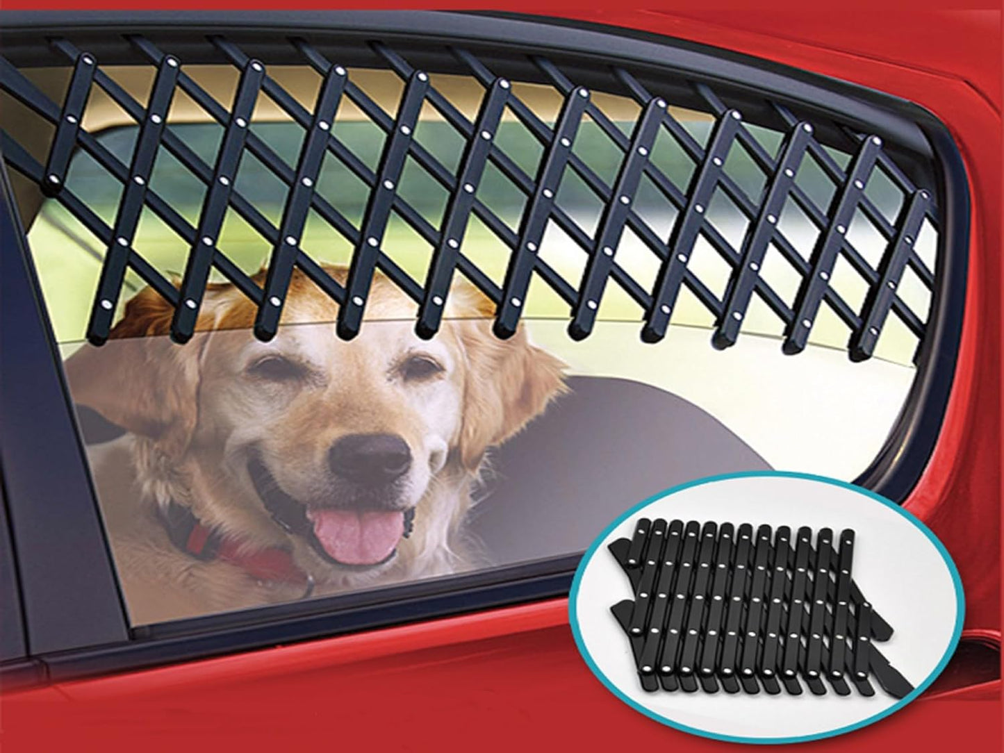 2er-Set Frischluftgitter für Hunde