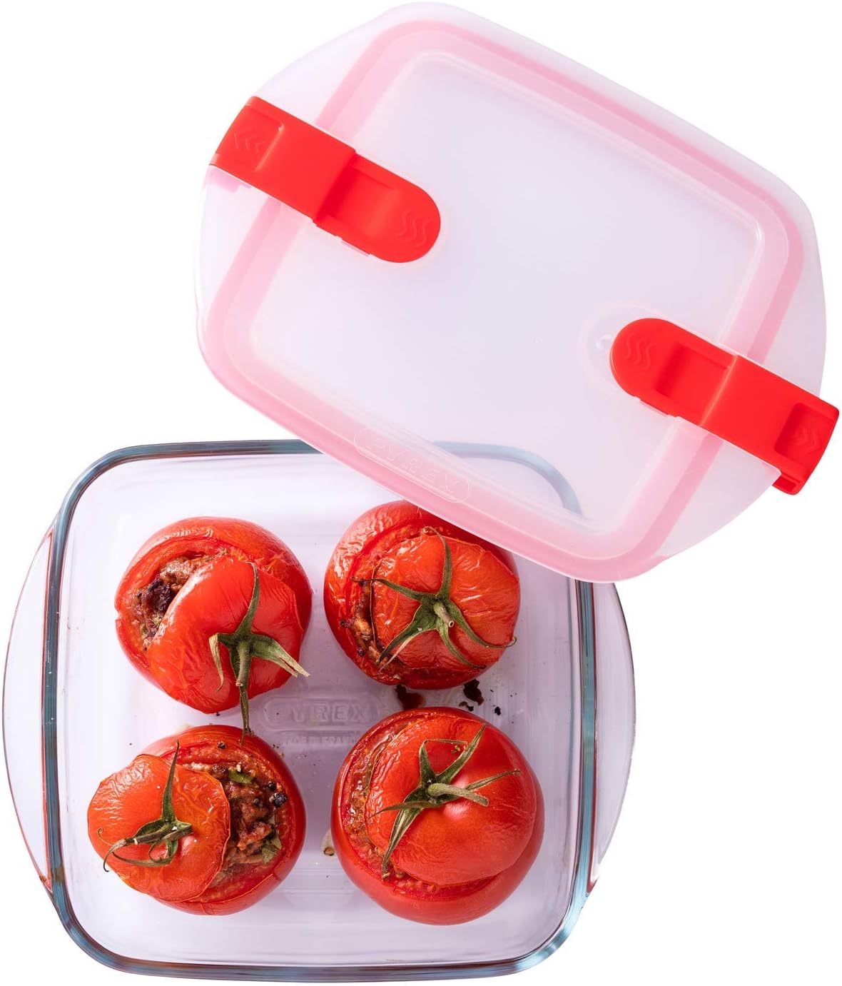 Cook & Heat Vorratsdose mit hermetischen Mikrowellendeckeln, 28,4 x 21 x 24,8 cm Einzigartig