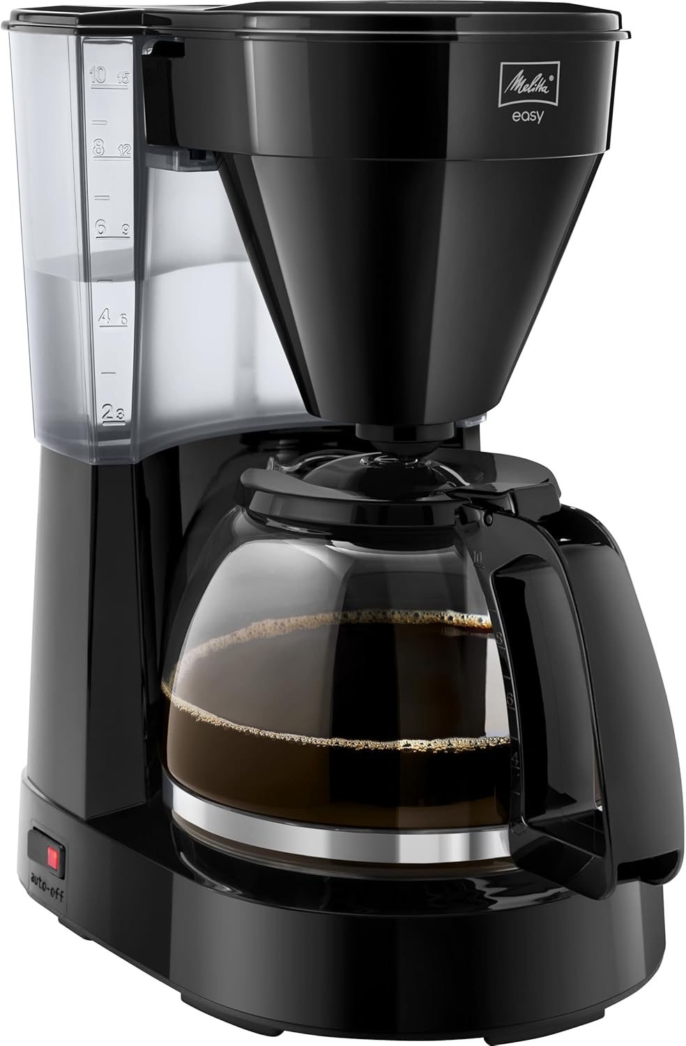 Filterkaffeemaschine Easy, Glaskanne|Schwarz