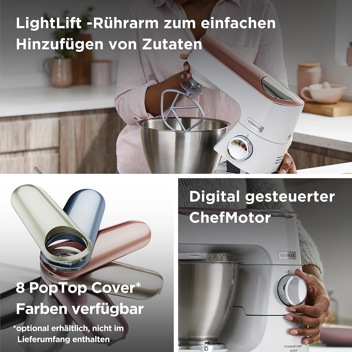 Titanium Chef Baker Küchenmaschine, 1 Schüssel