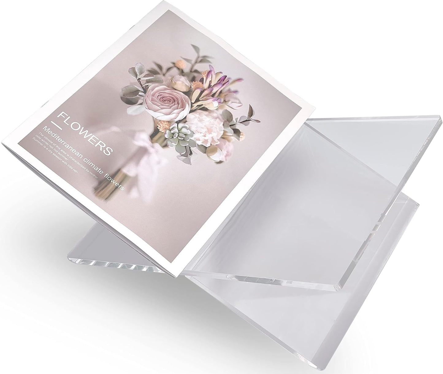 Transparenter Buchständer, Transparent