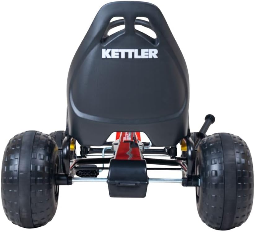 Kettcar Turbo Go-Kart mit Handbremse, Rot