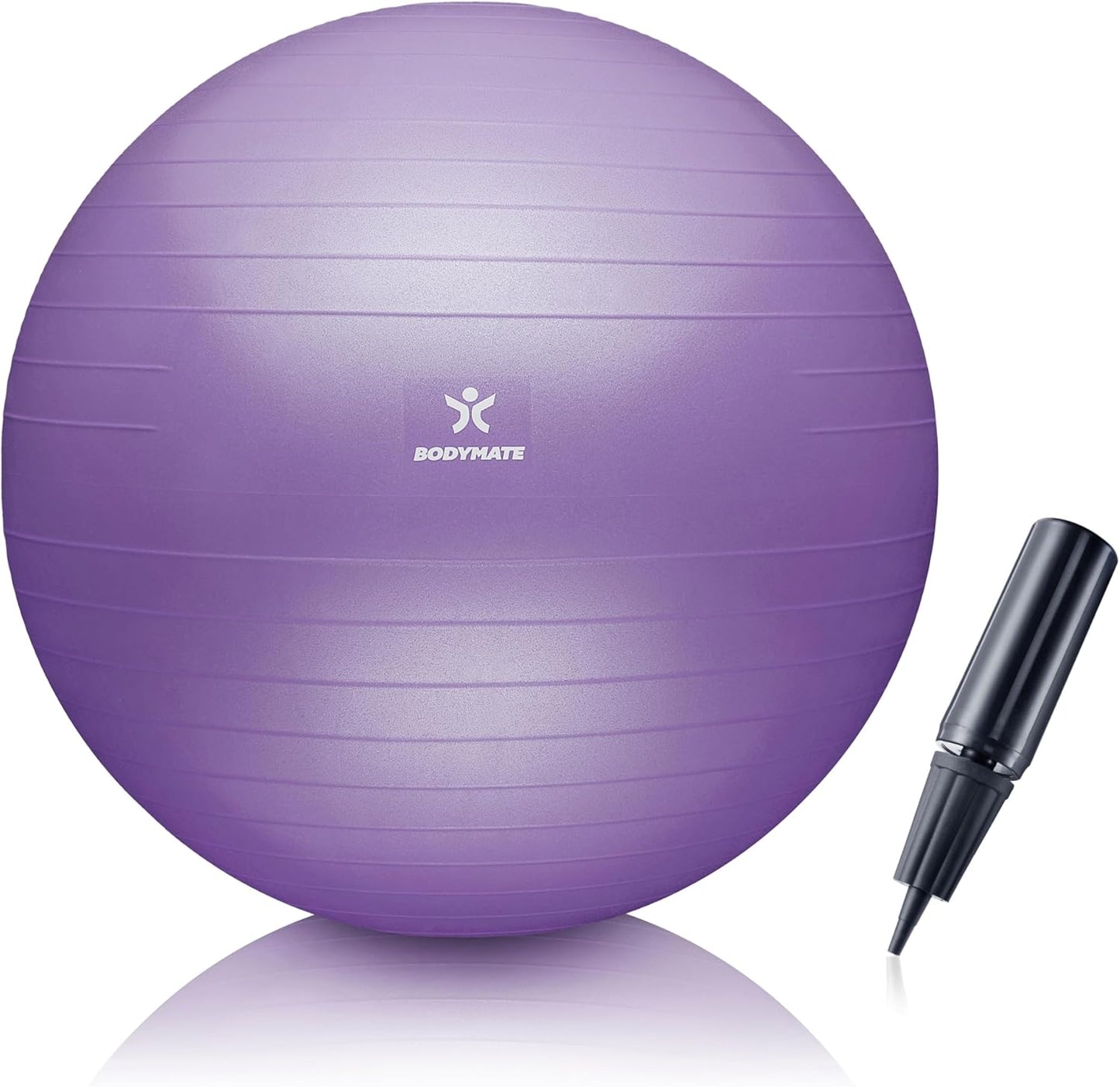 Gymnastikball mit Pumpe, French Lavender 55 cm (für Körpergröße bis 154cm)