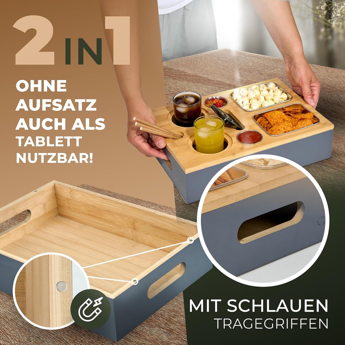 Couchbar Snackbox, Bambus