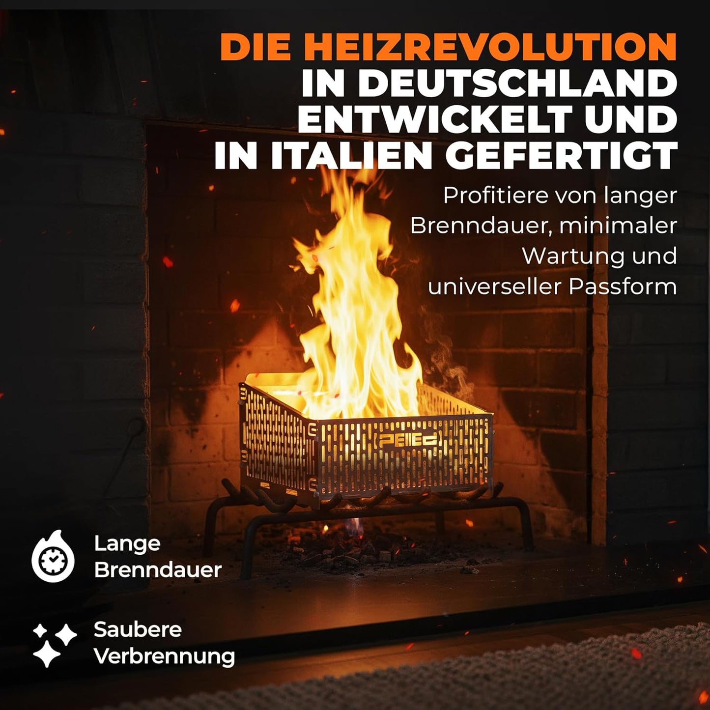 Hitzeresistenter Pelletkorb
