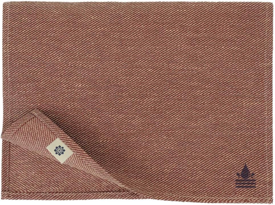 2 Stück Tischset aus Leinen, Bordeaux Rot Tischsets - 30 x 45cm