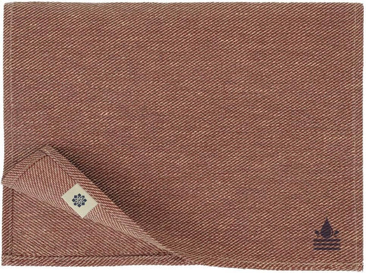 2 Stück Tischset aus Leinen, Bordeaux Rot Tischsets - 30 x 45cm