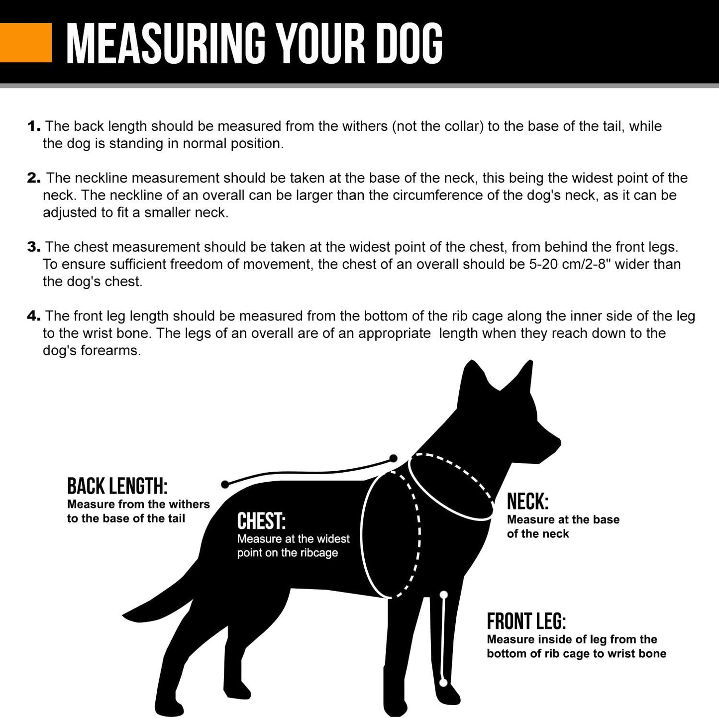 Drizzle Wasserdichte Hunderegenjacke mit Reflektoren, Schwarz (Raven) 16 in