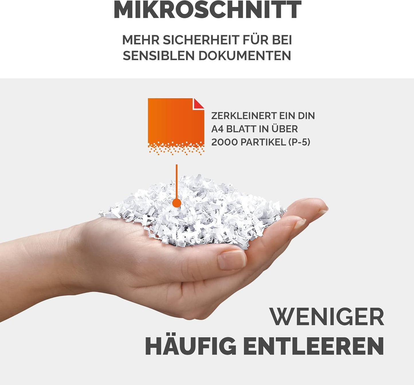 Aktenvernichter Powershred 10M, 10M – 10 Blatt – Mikro Cut – 19 Liter Papierkorb 19-Liter-Auffangbehälter