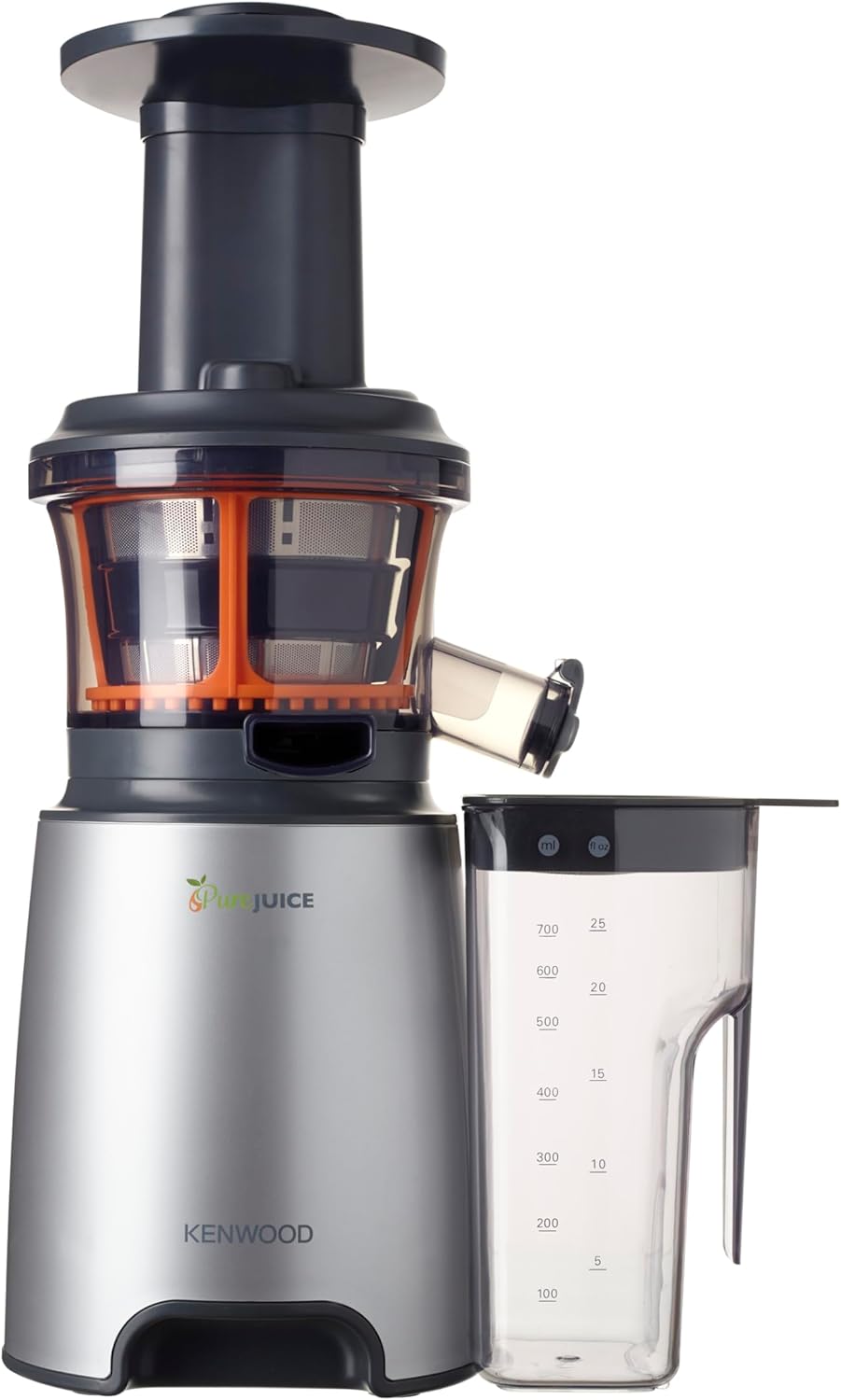 Slow Juicer JMP601SI, Sorbetaufsatz Weiß, Grau