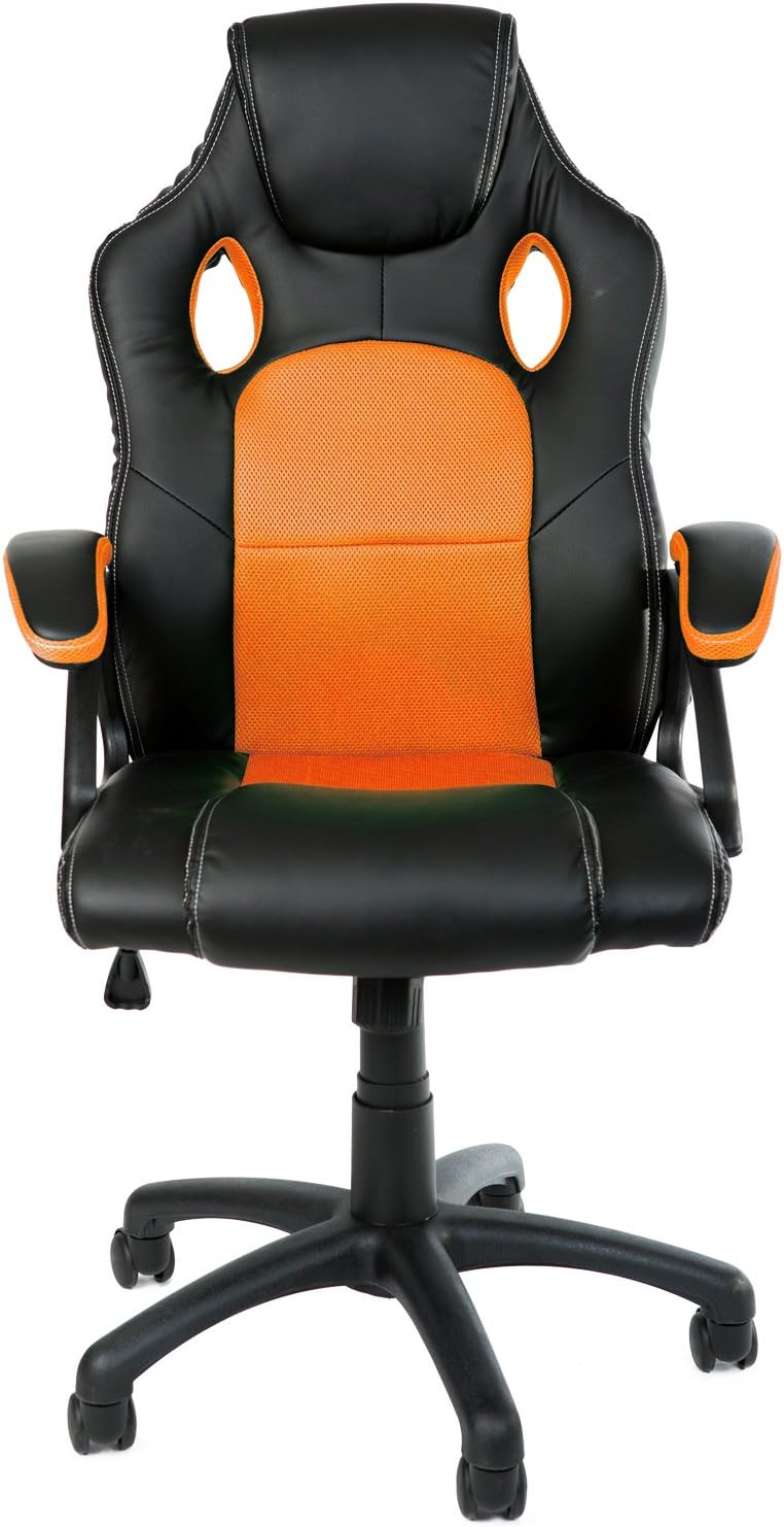 Schreibtischstuhl, Orange